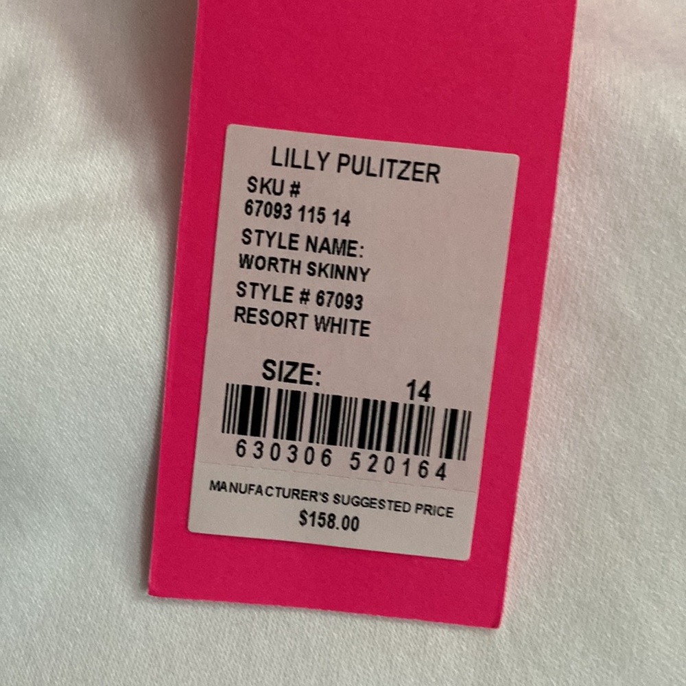 NWT Lilly Pulitzer Worth Skinny Jeans - Picture 5 of 6